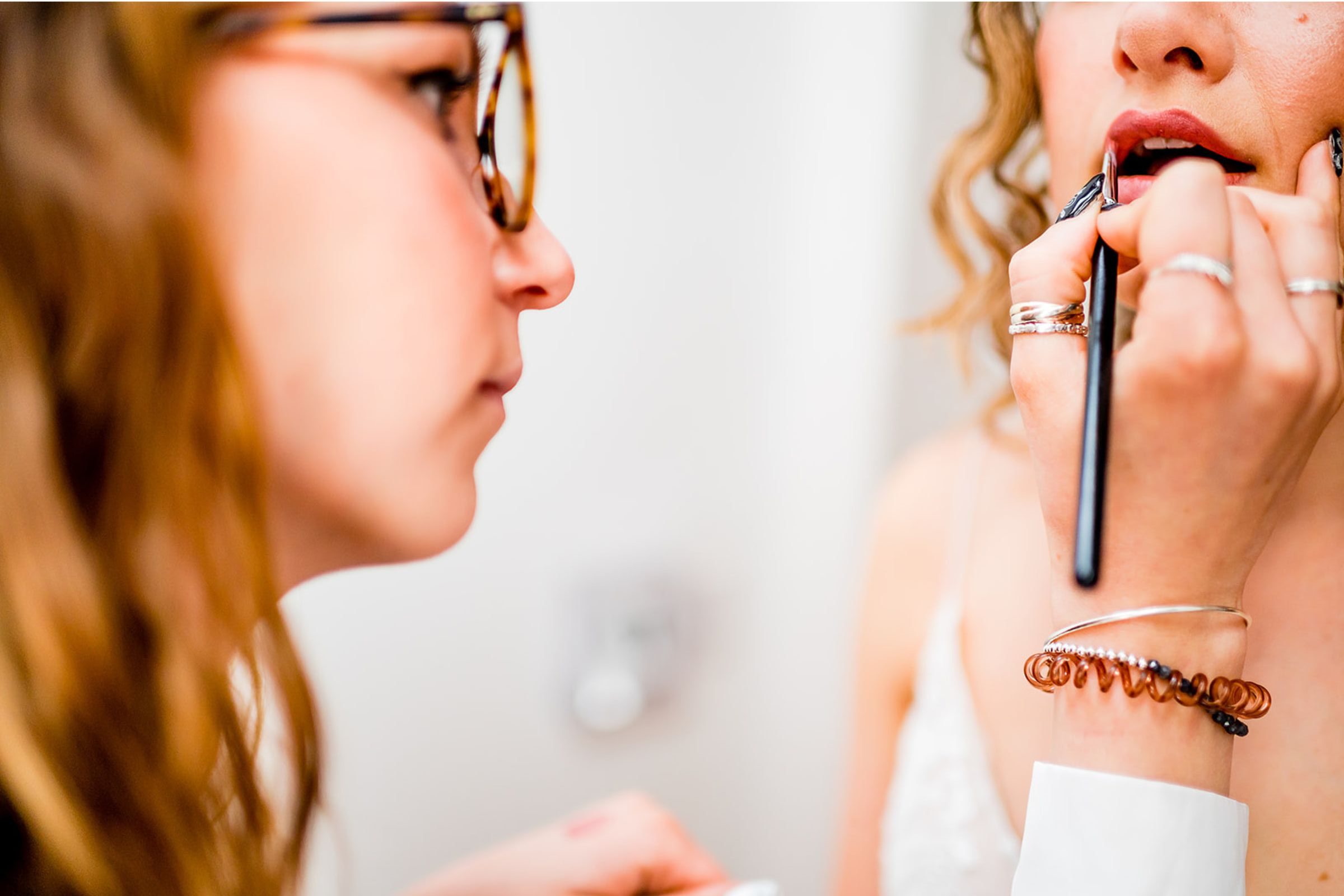 bridal lip stick application by Florence Wear MUA